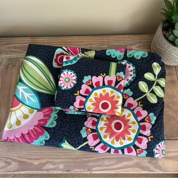 Pottery Barn Teen Navy Floral Duvet & Sham🌸 - Picture 6 of 6